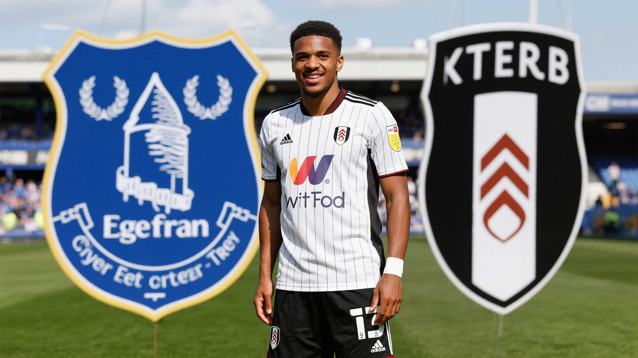 埃弗顿与富勒姆后卫泰特达成口头协议，将免签并签约3年